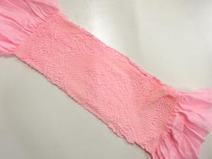 正絹　絞り　帯揚げ